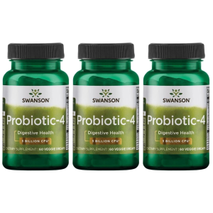 SWANSON Probiotic - 4 - 3x 60vcapsZysk od 30zł do 40zł