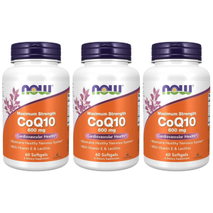 NOW - CoQ10 600mg - 3x 60softgelsZysk powyżej 140zł