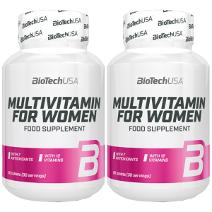 BioTech USA Multivitamin For Women - 2x 60tabsWitaminy i minerały