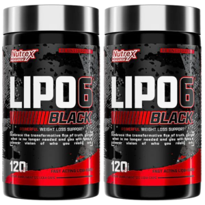 NUTREX Lipo 6 Black - 2x 120capsZysk od 60zł do 70zł