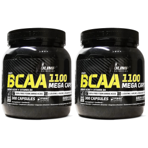 OLIMP BCAA 1100 Mega Caps - 2x 300caps.Zysk od 90zł do 100zł