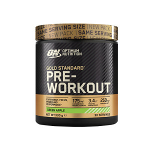 OPTIMUM NUTRITION Gold Standard Pre Workout - 330g - Green Apple - Odżywki około treningowe