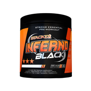 STACKER2 Inferno Black - 300g - Lemon Lime Legend - Odżywki około treningowe