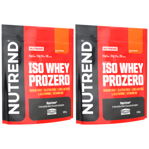 NUTREND Iso Whey ProZero - 2x 500gZysk od 90zł do 100zł
