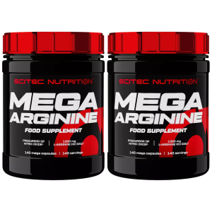 SCITEC Mega Arginine - 2x 140capsZysk od 40zł do 50zł