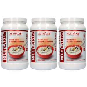 ACTIVLAB Rice Carbs - 3x 1000g - Kleik RyżowyZysk od 30zł do 40zł