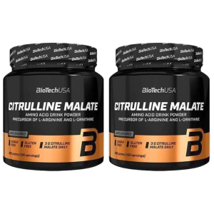 BioTech USA - Citrulline Malate - 2x 300g - Green AppleZysk od 50zł do 60zł