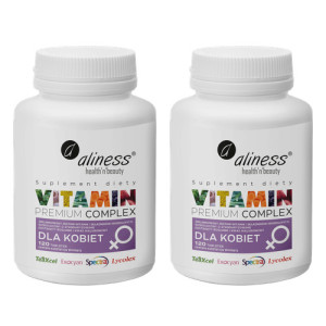 ALINESS - Premium Vitamin Complex for Women - 2x 120tabs.