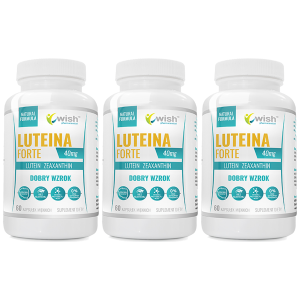WISH Pharmaceutical Luteina Forte - 3x 60softgels.Zysk od 30zł do 40zł