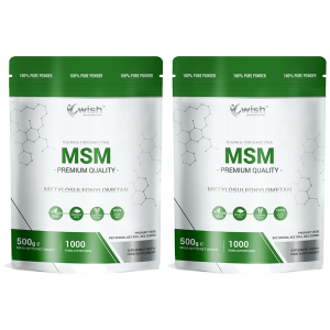 WISH Pharmaceutical MSM - 2x 500gRegeneratory Stawów