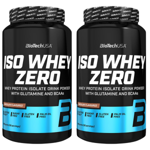 BioTech USA Iso Whey Zero - 2x 908gSuplementy białkowe