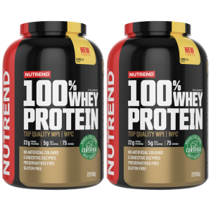 NUTREND 100% Whey Protein - 2x 2250gZysk powyżej 140zł