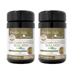 ALINESS - ProbioBALANCE Max Saccharomyces Boulardii 5mld - 60vcaps. x2