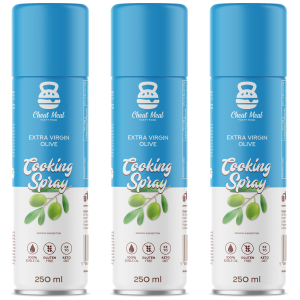 Cheat Meal Nutrition Cooking Spray Extra Virgin Olive - Oliwa z oliwek extra virgin w sprayu - 3x 250mlZysk od 20zł do 30zł