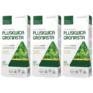MEDICA HERBS - Pluskwica Groniasta - 3x 60caps.Zdrowie i uroda