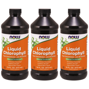 NOW Liquid Chlorophyll - 3x 473ml - Chlorofil w płynieZysk od 50zł do 60zł