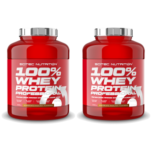 SCITEC 100% Whey Protein Professional - 2x 2350gZysk powyżej 140zł