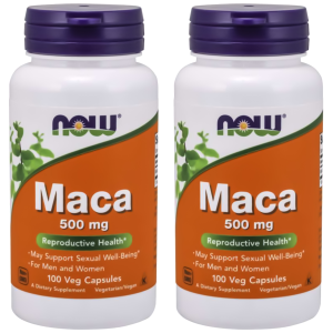 NOW Maca 500mg - 2x 100vcapsZysk od 20zł do 30zł