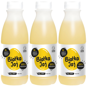 FARMA BIAŁKA 100% Płynne Białko Jaj - 3x 500gZysk od 10zł do 20zł