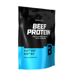 BioTech USA Beef Protein - 500g - Strawberry || Strawberry - Odżywki białkowe