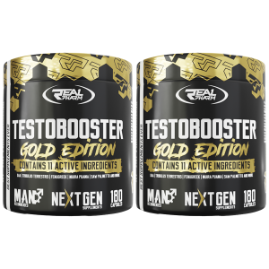 REAL PHARM - Testobooster Gold Edition - 2x 180caps.Zysk od 40zł do 50zł