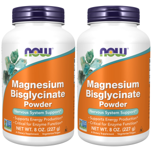 NOW Magnesium Bisglycinate Powder - 2x 227gZysk od 40zł do 50zł