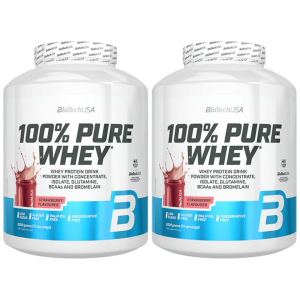 BIOTECH - 100% Pure Whey - 2x 2000g - StrawberrySuplementy białkowe