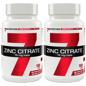 7 NUTRITION Zinc Citrate - 2x 100capsZysk od 10zł do 20zł