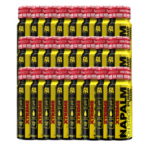 FITNESS AUTHORITY - Xtreme Napalm On Stage SF Shot - 24x 60ml - Kiwi Strawberry