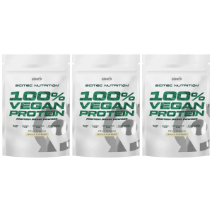 SCITEC - 100% Vegan Protein - 3x 400g - VanillaSuplementy białkowe