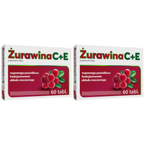 ALG PHARMA - 2x Żurawina C+E 60tabs.Zdrowie i uroda