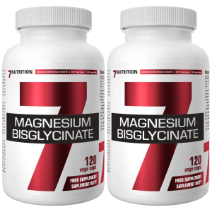 7 NUTRITION - Magnesium Bisglycinate - 2x 120vcaps.Witaminy i minerały
