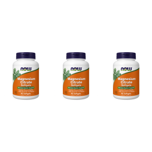 NOW - Magnesium Citrate - 3x 90softgelsZysk od 40zł do 50zł