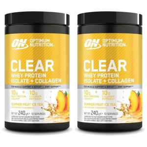 OPTIMUM NUTRITION - Whey Collagen - 2x 240g - Summer Fruit Ice TeaZysk od 90zł do 100zł