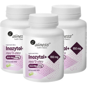 ALINESS - Inozytol Myo / D-Chiro 650mg - 3x 100vcaps.
