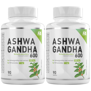 FITNESS AUTHORITY Ashwagandha 600 - 2x 90tabs.Zysk od 10zł do 20zł