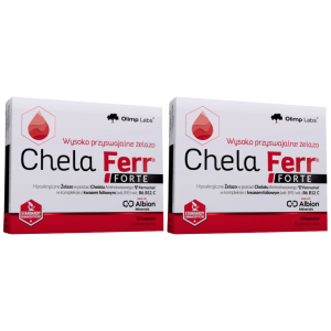 OLIMP Chela-Ferr Forte - 2x 30capsZysk od 20zł do 30zł