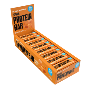 BODY ATTACK - Baton Power Protein Bar - 24x 35g - Caramel Toffee