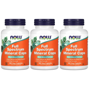 NOW Full Spectrum Mineral caps - 3x 120vcapsZysk od 50zł do 60zł