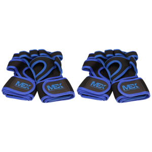 MEX NUTRITION - 2x V-Fit Blue GlovesOdzież i akcesoria