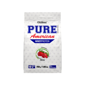 FITMAX Pure American - 750g - Strawberry - Odżywki białkowe