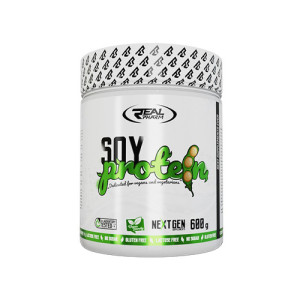 REAL PHARM Soy Protein - 600g - Banana - Odżywki białkowe