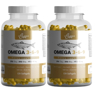 VITALMAX - Omega 3-6-9 - 2x 120softgelsZysk od 10zł do 20zł
