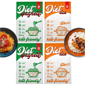 Cheat Meal Nutrition Diet Spaghetti - 400g (300g netto) - Makaron Konjac - Spaghetti - Zdrowa Żywność