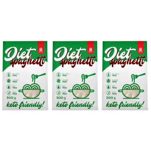 Cheat Meal Nutrition Diet Spaghetti - 3x 400g (300g netto) - Makaron KonjacZysk od 5zł do 10zł