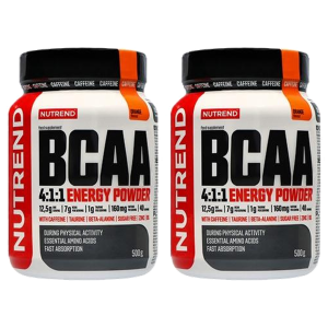 NUTREND - BCAA Powder 4:1:1 - 2x 500g - OrangeZysk od 60zł do 70zł