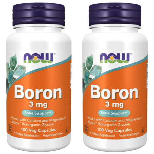 NOW Boron 3mg - 2x 100vcaps.Zysk od 10zł do 20zł