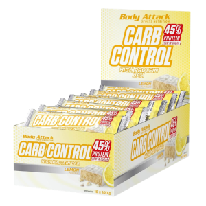 BODY ATTACK - Baton Carb Control - 15x 100g - Lemon