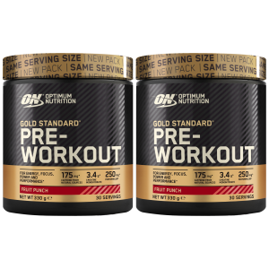 OPTIMUM NUTRITION Gold Standard Pre Workout - 2x 330gZysk od 70zł do 80zł