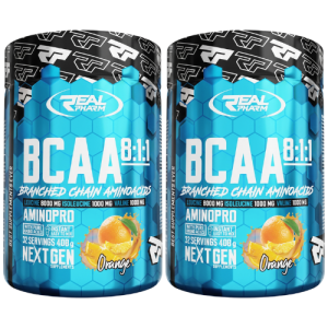 REAL PHARM BCAA 8:1:1 - 2x 400gZysk od 30zł do 40zł